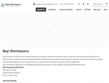 Tablet Screenshot of bayiotomasyonu.com